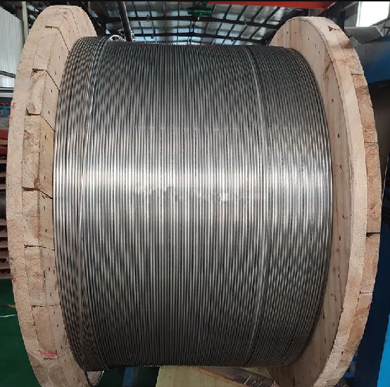 
                                用于 DDV 控制线的 3/8 英寸双相钢 S31803/S32205 单芯焊接盘管